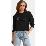 Dámské černá mikina Guess Linn - Velikost XL, Barva Černá M56427 Q5YQ03KBEK0