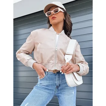 Dámská bunda Dámská bomber bunda SANTOL DSTREET TY4339 Barva: Béžová, Velikost: XL