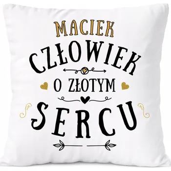 Obraz Polštář pro Fabiana jako Dárek s potiskem bílý PoliDraw