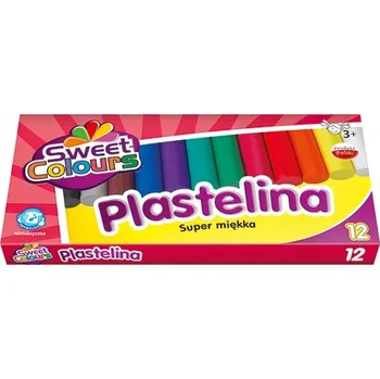 kreativní sada Plastelína Koma-Plast kreativní sada pro děti 12 ks