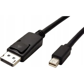 Video kabel ROLINE-GREEN DisplayPort kabel, DP(M) - miniDP(M), TPE, černý, 1m
