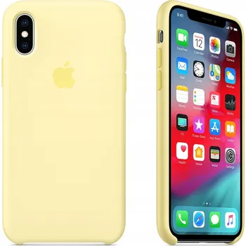 Pouzdro na mobilní telefon Zadní Kryt Apple pro Apple iPhone XS žlutý