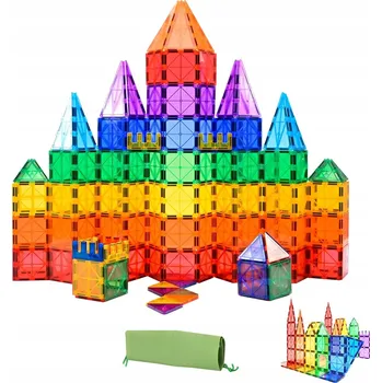 ostatní stavebnice Stavebnice magnetické vzdělávací kreativní kostrukční 3D 40el
