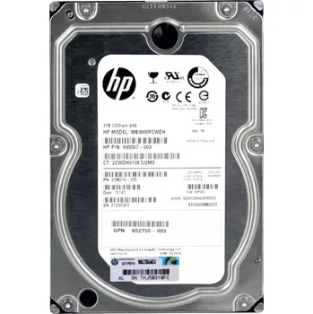 Interní pevný disk HP 695507-003 3TB 7.2K SAS-2 3.5'' MB3000FCWDH