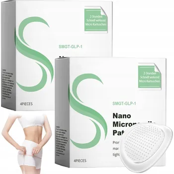 Náplast 8 KUSŮ NÁPLASTÍ NA HUBNUTÍ S PŘÍRODNÍMI SLOŽKAMI pro Spalování Tuků v Nano Microneedle