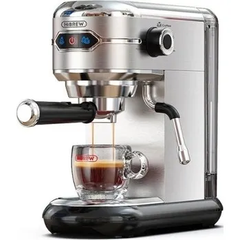 Kávovar HiBREW H11 poloautomatický espresso kávovar 20 Bar z nerezové oceli super tenký design kompatibilní s ESE POD i mletou kávou na cappuccino