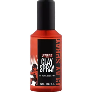 Stylingový přípravek Uppercut Clay Spray for Volume, Texture & Grit 150 ml - Stylingový sprej na vlasy pro fixaci, objem a matný vzhled