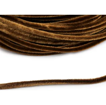 Hobby drát Chlupatý drátek na tvoření Ø6 mm metráž Varianta: 7 hnědá, Balení: 6 m