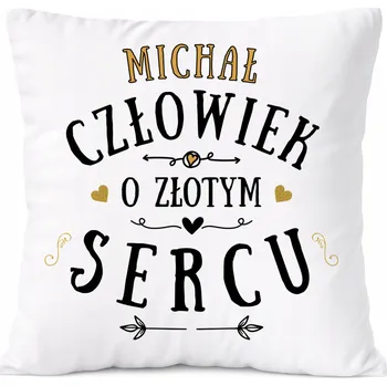 Polštář Polštář pro Fabiana jako Dárek s potiskem bílý PoliDraw