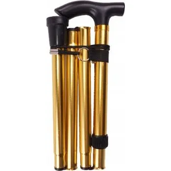 Lehká skládací ortopedická hůl invalidní hliníková pevná pro seniory