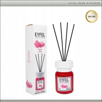 Osvěžovač vzduchu Osvěžovač vzduchu s tyčinkami Eyfel vůně žvýkačky 120 ml