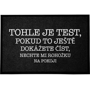 Rohožka Černá Vstupní KódSuper Dárek Do Bytu Vtipná 60x40cm