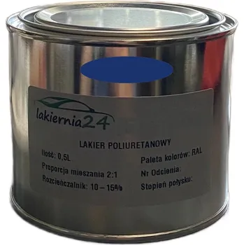 barva na kov Barva Průmyslová polyuretanová barva, polyuretanový lak matný 0,5l 2:1 RAL 5000
