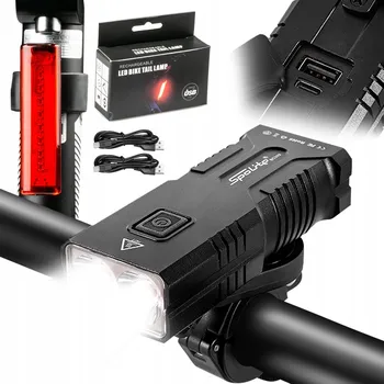 Cyklosvítilna Osvětlení na kolo Agoal SVĚTLO NA KOLO 3400 lm akumulátor