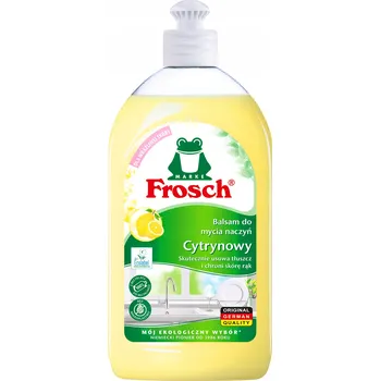 Mycí prostředek Frosch Ekologický Citronový balzám na mytí nádobí 500ml šetrný k pokožce