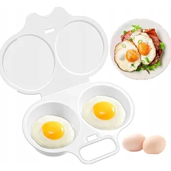 Nádobí do mikrovlnné trouby NÁDOBA NA VAŘENÍ VAJEC V MIKROVLNNÉ TROUBĚ BEZ SKOŘÁPEK