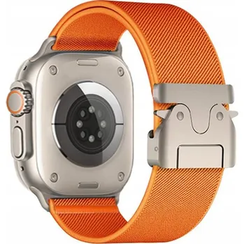 Řemínek na hodinky Řemínek Bestphone pro Apple, oranžový