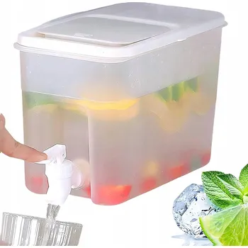 Dávkovač nápoje Dávkovač vody 4L s kohoutkem, náhrada za ledničku PP bez BPA