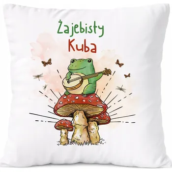 Polštář Polštář pro Fabiana jako Dárek s potiskem bílý PoliDraw