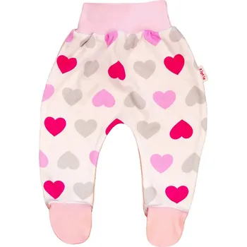 Dupačky Polodupačky BEZTLAKOVÉ dupačky SRDÍČKA VELKÉ 74 KLEKLE