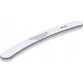 Pilník na nehty banánový Professional papírový 100/180 šedý 25 ks