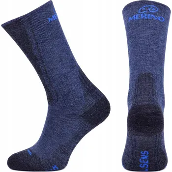 Pánské ponožky Ponožky Lasting WSM 85% Merino vlna -35°C Modré (504) L (42-45)