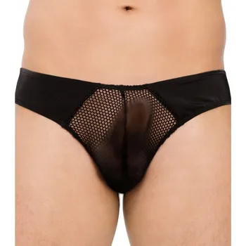 Kalhotky SoftLine Slipy Tanga černé, velikost M/L