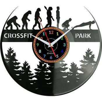 Hodiny Crossfit Park Nástěnné Hodiny Vinylová Deska Moderní Dekorativní Jako Dárek