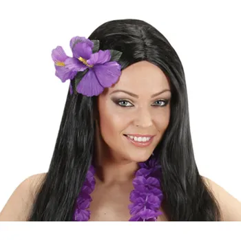 Ozdoba do vlasů Sponka do vlasů fialový ibišek