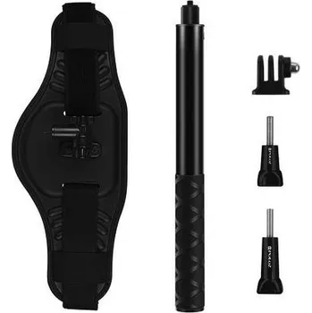 Sportovní kamera Bederní pás s prodlužovací tyčí pro akční kamery