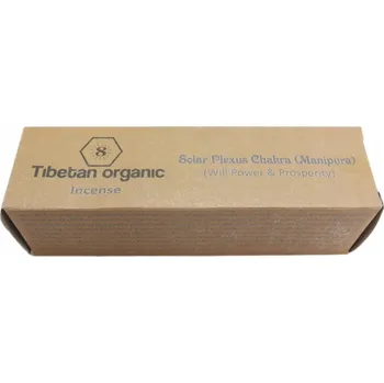 Vonná tyčinka Provazové vonné tyčinky Čakra Solar Plexus buddhistické