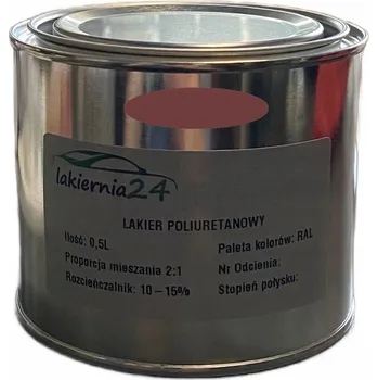 barva na kov Barva Polyuretanová průmyslová barva, polyuretanový lak, lesk 0,5l 2:1 RAL 8002
