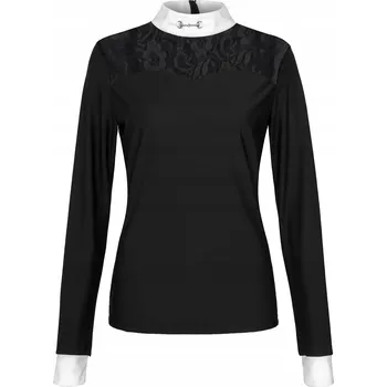 Dámské tričko Dámské závodní jezdecké tričko EQUESTRIAN QUEEN 25AW černé XL