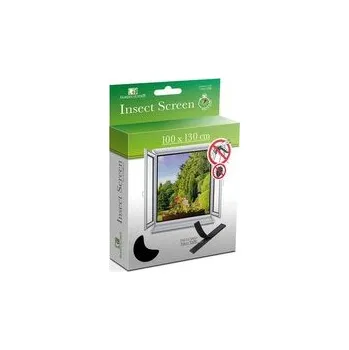 Podlahový mycí stroj Síť proti hmyzu na okno GARDEN OF EDEN 11601BK 100x130cm černá