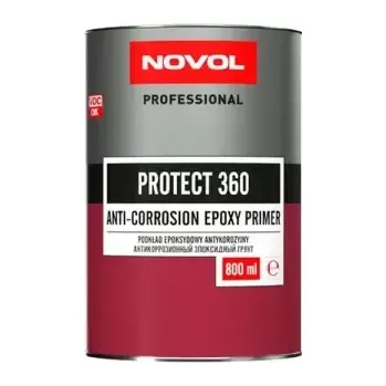 Odrezovač NOVOL PROTECT 360 - Epoxidový antikorozní primer 1:1 Černý 800ml