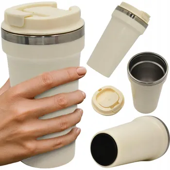 Termohrnek TERMOHRNEK TURISTICKÝ EXCELLENT HOUSEWARE 500ML - ECRU