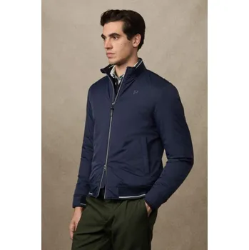 BUNDA HACKETT LONDON HERITAGE LOGO BLOUSON MIDNIGHT BLUE