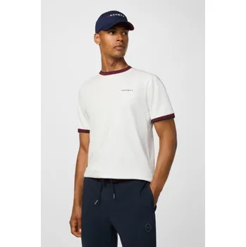 Pánské tričko TRIČKO HACKETT LONDON HS CLUB COLLAR TEE OPTIC WHITE