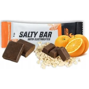 Salty Bar tyčinka s elektrolyty 45g 4ENERGY čokoláda pomeranč tyčinka