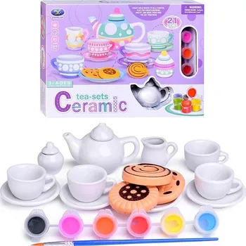 kreativní sada HRNÍČKY K Vymalování PORCELÁN K DEKORACI SADA BAREV