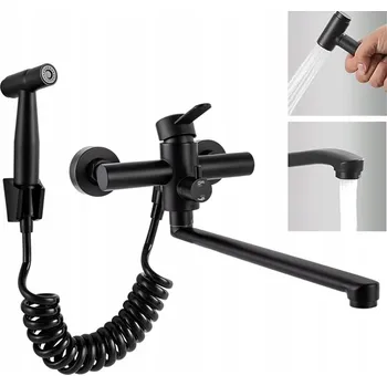 Vodovodní baterie Stojánková kuchyňská baterie Bedee, černá