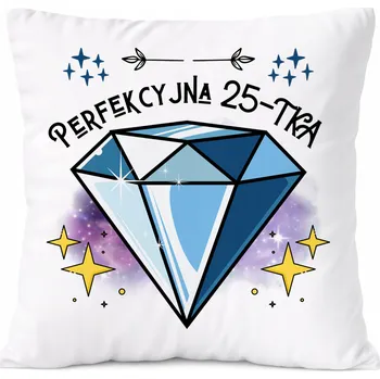 Polštář Dárek Polštář Birthday50 s potiskem bílý PoliDraw