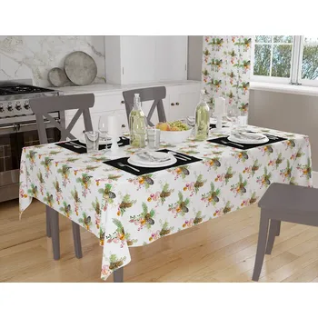 ubrus Vánoční ubrus teflonový - V9 - šišky Rozměry: 120x140, Tvar: Obdélník