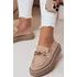 Dámské mokasíny DStreet Lofelis ZX0689 béžové, 40