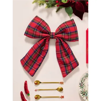 Vánoční dekorace Sinsay - Vánoční dekorace ve tvaru mašle - červená - 592GF-33X - 592GF-33X-ONE