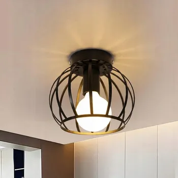 Poloplafon kulatý Comely 19 x 18 cm černý