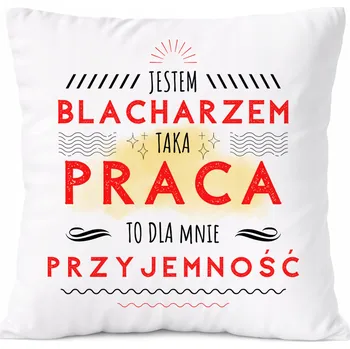 Polštář Dárek Polštář Ambassador s potiskem , bílý PoliDraw