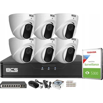 Bezpečnostní kamera Monitorovací sada BCS BCS-P-EIP15FSR3