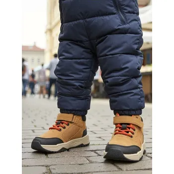 Chlapecké kalhoty Sinsay - Kotníkové boty z umělého semiše - hnědá - 211FG-84X - 211FG-84X-21