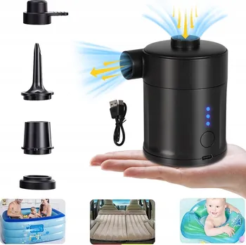 Bezpečnostní kamera Výkonná elektrická pumpa + 4 nástavce pro matrace, čluny a bazény